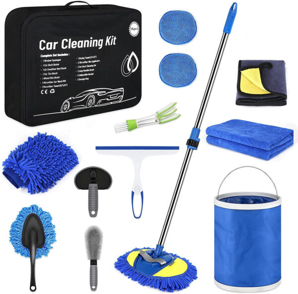 13 Pack Car Wash Kit with Bucket