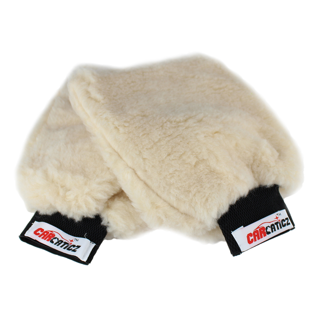 CWH 020 The CARCATICZ Synthetic Lambswool Car Wash Mitt 2 Pack 1