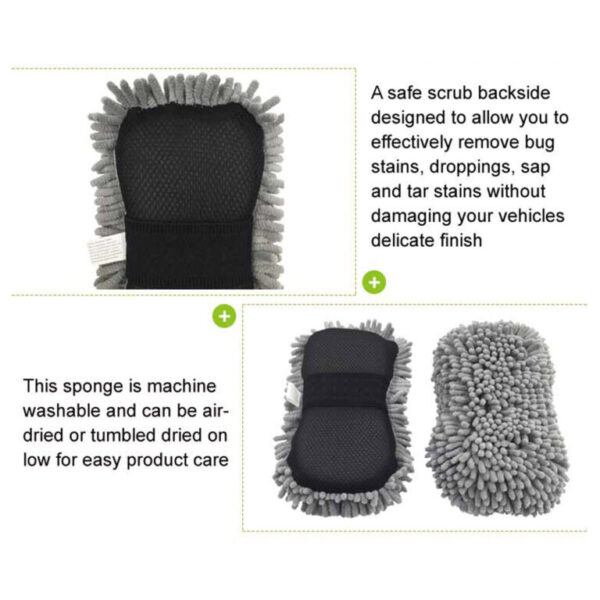 Chenille Microfiber Car Wash Mitt