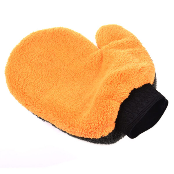 Coral Velvet Microfiber Wash Mitt